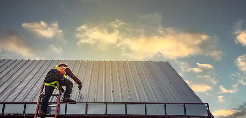 Commercial Built-Up Roof Installation in Tinley Park