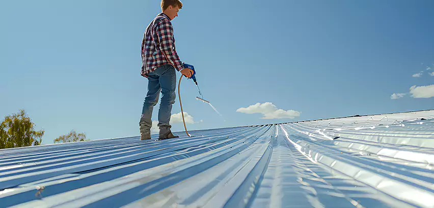 EPDM Roofing Installation Drip Edge in Tinley Park