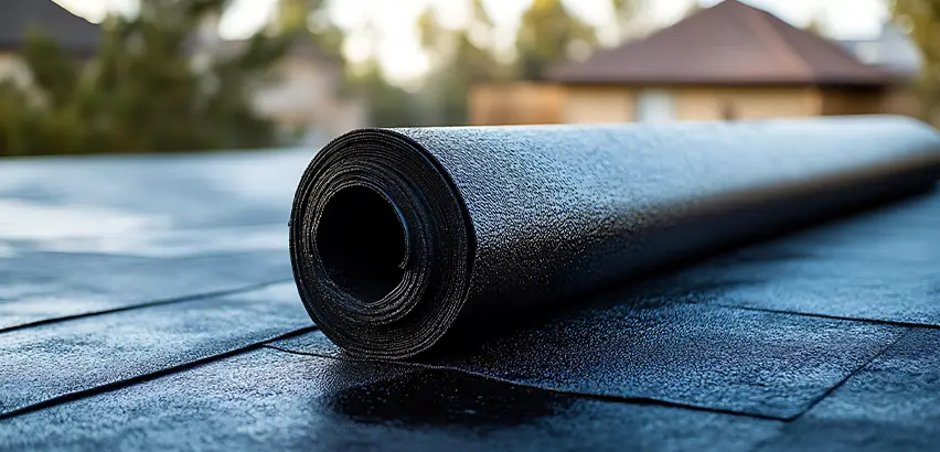 Rubber Flat Roof Replacement in Tinley Park
