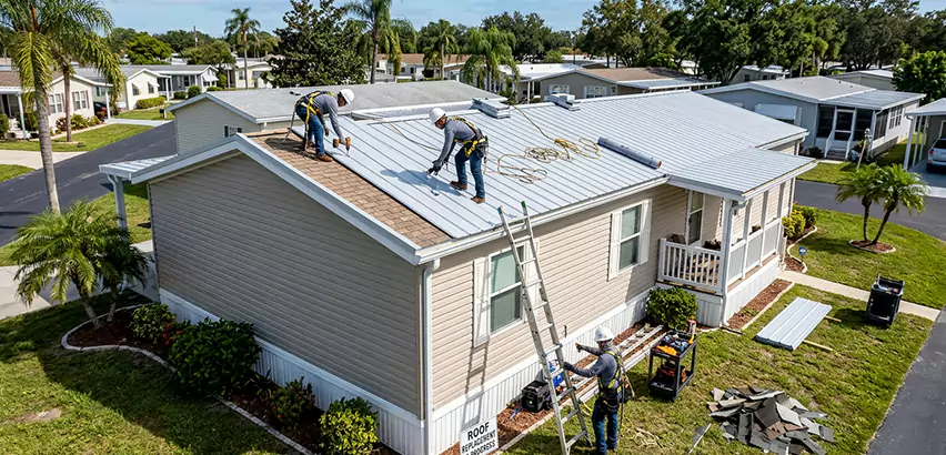 Mobile Home Metal Roof Replacement in Tinley Park