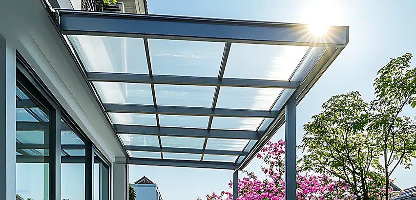 Glass Patio Roof Installation in Tinley Park
