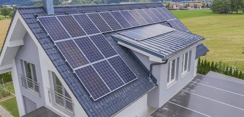 Residential Solar Roof Installation in Tinley Park