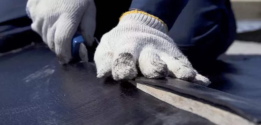 Rubber Roof Seam Repair in Tinley Park