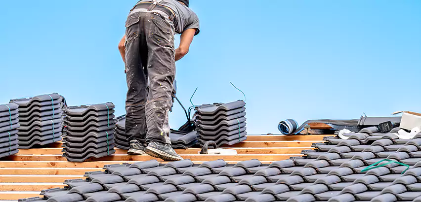 Replacing Tile Roof Underlayment in Tinley Park